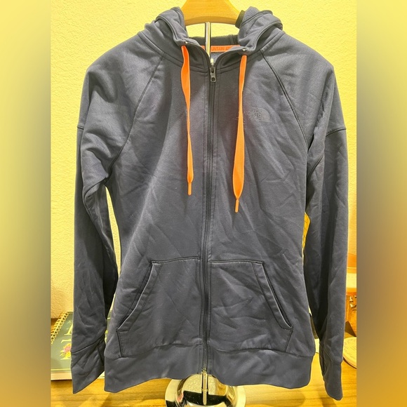 The North Face Men's Navy Jacket with Orange Accents - Picture 1 of 3